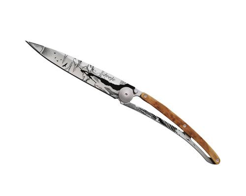 Deejo Messer 37G, Titan, Wacholderholz - Klettern