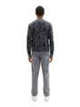 Sweatshirt mit Allover-Print XXXL Regular Fit - Navy Tonal Big Leaf Design