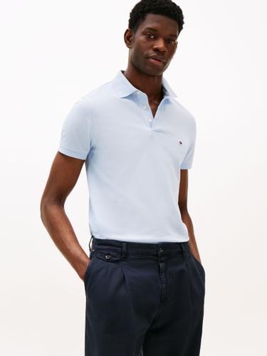 Poloshirt in Slim-Fit - Hellblau / S