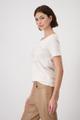 T-Shirt mit Strasssteinen 44 - Creamy Beige