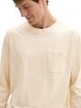Basic Langarmshirt mit Bio-Baumwolle XXL Regular Fit - Smooth Light Sand