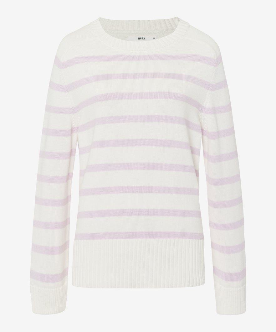Style Lia 42 Rundhalsausschnitt, Damenpullover, Langarm, Gerade Silhouette - Soft Purple