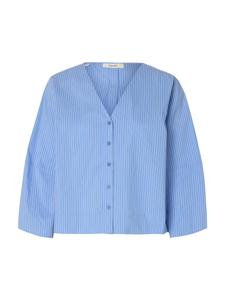 SLFBEA 3/4 V NECK SHIRT B 34 Locker geschnitten - Dusty Blue