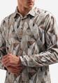 Shirt Allover Printed Fine Corduroy XXL Regular Fit - Taupe