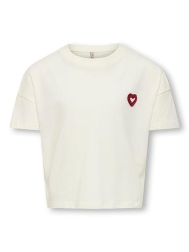 KOGANNA LIFE SS HEART TEE JRS Weiß 158/164