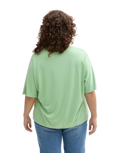 Plus Size - T-Shirt mit V-Ausschnitt 48 Regular Fit - True Green