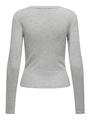 ONLRILEY O-NECK L/S TOP JRS NOOS Grau L