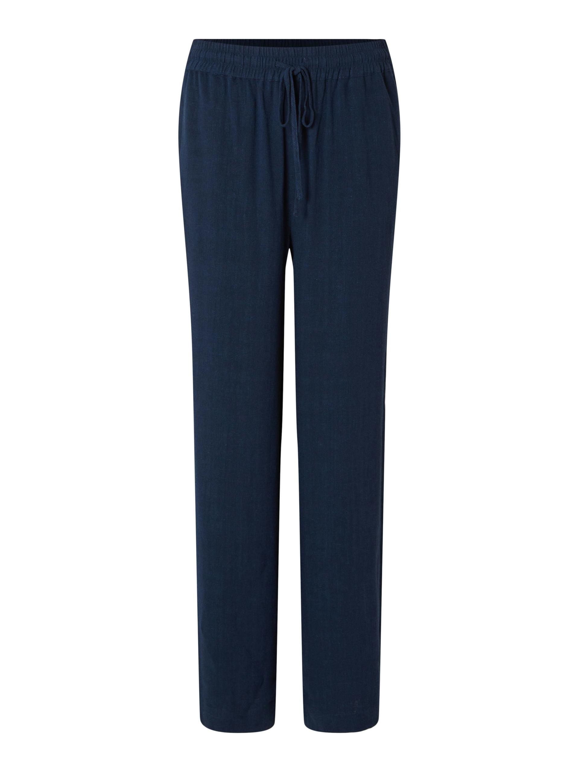 SLFVIVA-GULIA HW LONG SUN PANT NOOS 36 Normal geschnitten - Dark Sapphire