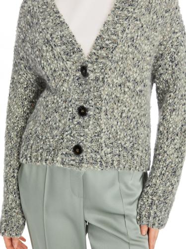 Oversized Cardigan Knitted in Germany 42 - Frozen Sage