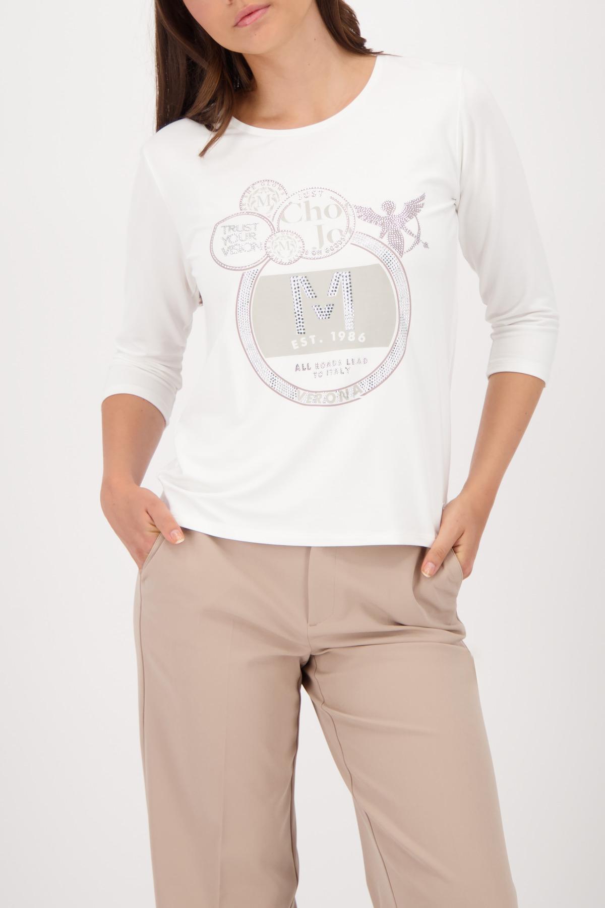Shirt mit Schmuckemblem 44 - Off-white