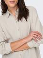 JDYTHEIS LIFE L/S LOOSE SHIRT WVN NOOS M Normal geschnitten - Silver Lining