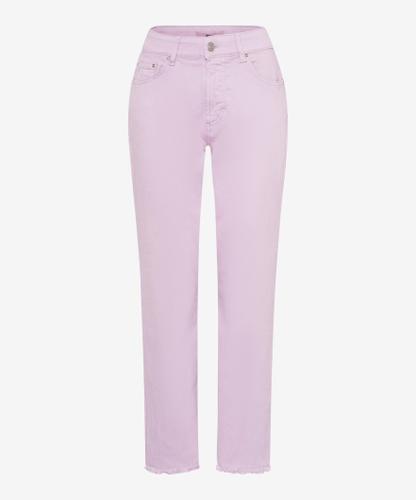 Style Madison S 38 Five-Pocket-Jeans, Damenjeans, Zusätzliche Coinpocket, Einschubtaschen vorn, Aufgesetzte Gesäßtaschen, Hochwertiger Reißverschluss, Straight Fit, Gerader Beinverlauf, Normale Fußweite, 6/8-Länge - Soft Purple