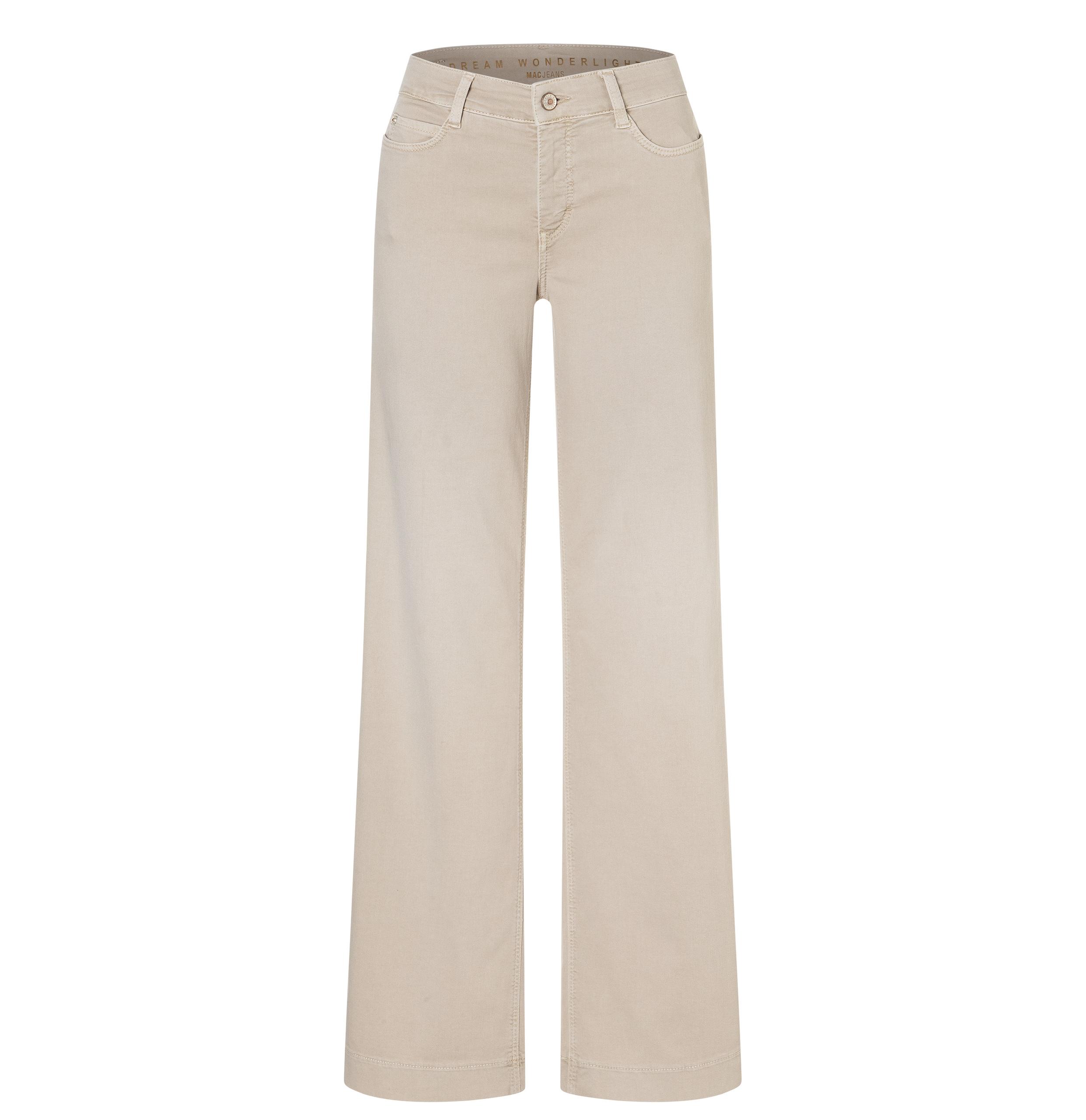 MAC JEANS - DREAM WIDE, DREAM Wonder light Denim 32/32 Wide Fit - Beige