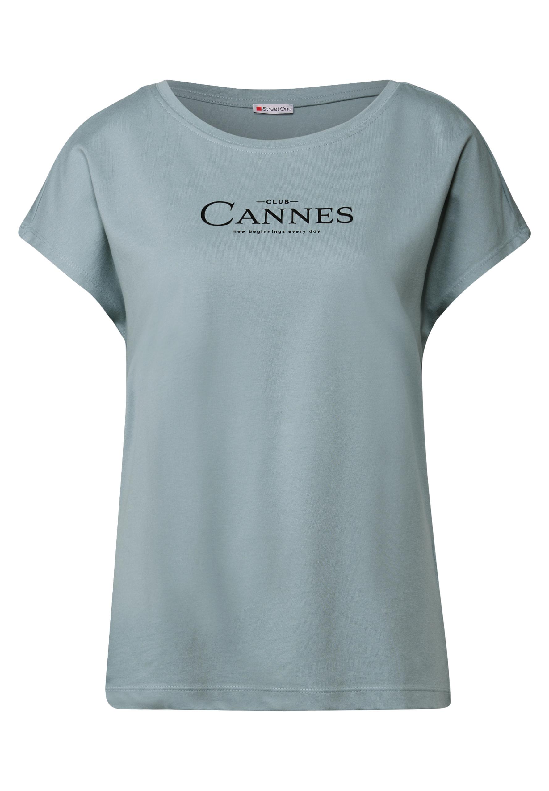 Shirt mit Folien-Wording 36 - Arona Blue