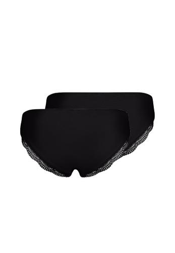Skiny Damen Rio Slip 2er Pack Classicotton Schwarz 38