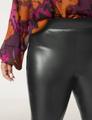 Leggings in Leder-Optik Lucy 50 Figurbetont - Black