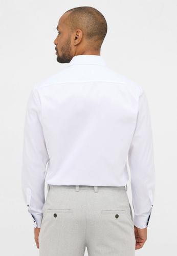 Cover Shirt Twill Langarm Weiß 39/Langarm - 65cm