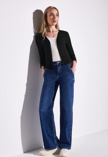 Offene Jacke Schwarz 38