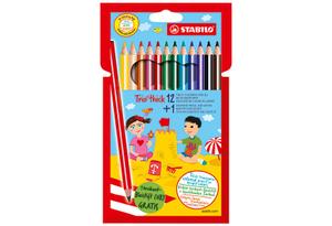 Buntstifte 'Trio dick' 12+1er Promo-Etui