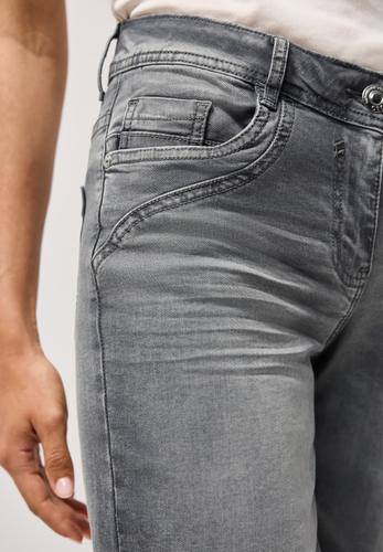 Casual Fit Jeansshorts 27 - Mid Grey Used Wash