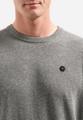 Pullover Crewneck 2 Coloured Melange XXL Regular Fit - Grey Melange
