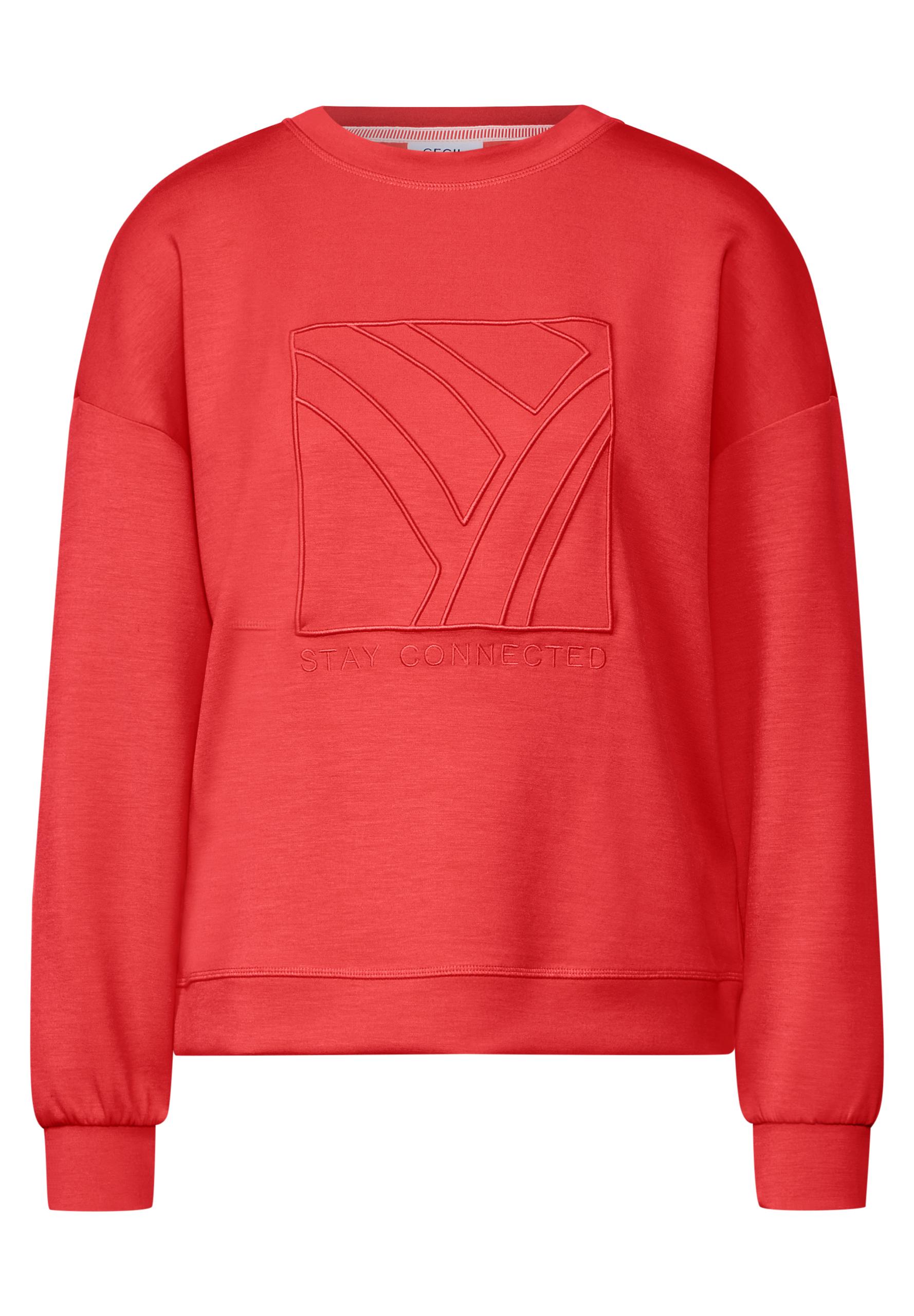 Sweatshirt mit Artwork L - Juicy Orange