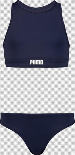 PUMA Kinder Badeanzug SWIM GIRLS RACERBACK BIKINI SE 164 in Blau