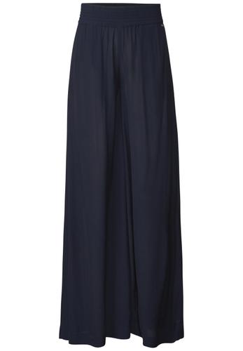 Wide Leg Crepe Hose S/30 - Universal Blue
