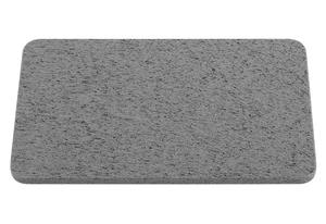 Frühstücksbrett Kunststoff 25x16cm schwarz