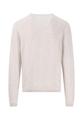 O-Neck, small structure M Casual Fit - New Offwhite