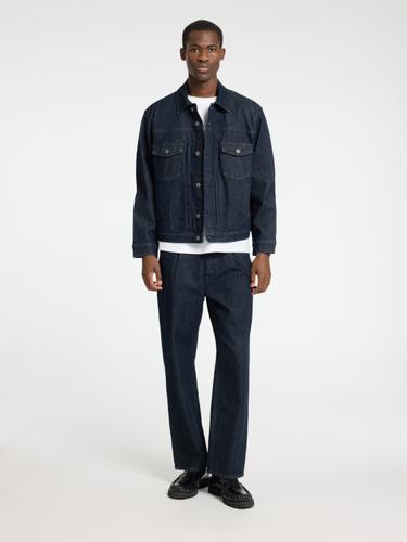 SLHKIM 5442 OVERSIZED D.B DNM JACKET S - Dark Blue Denim