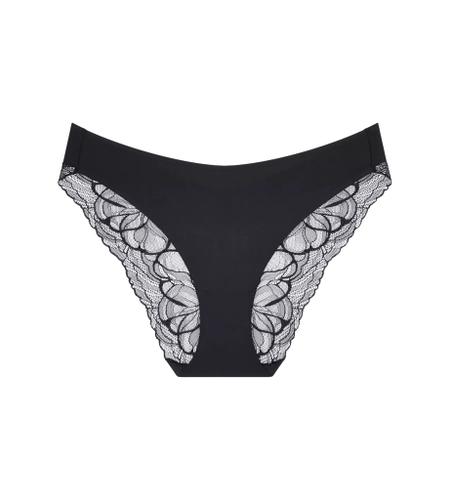 Body Make-Up Illusion Lace Highleg Tai Schwarz 40
