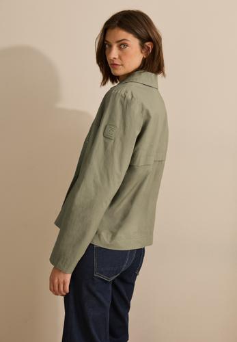 Kurze Trenchcoat L - Smooth Khaki