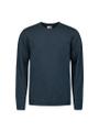 Pullover Crewneck 2 Coloured Melange Blau XXL