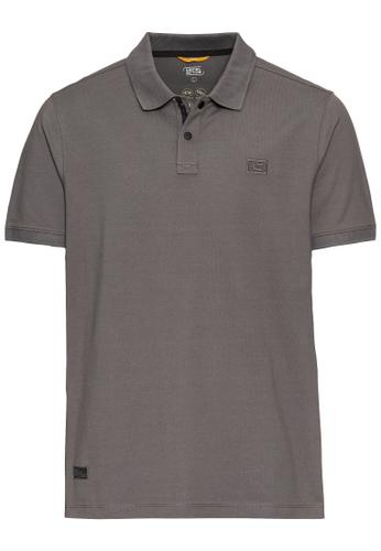 Kurzarm Poloshirt aus einem Baumwollmix M Regular Fit - Thunderstorm
