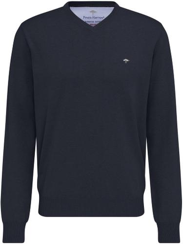 V-Neck Blau M