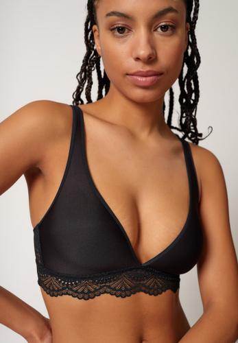 Skiny Damen Triangel Spacer Micrornaments Schwarz 85 B