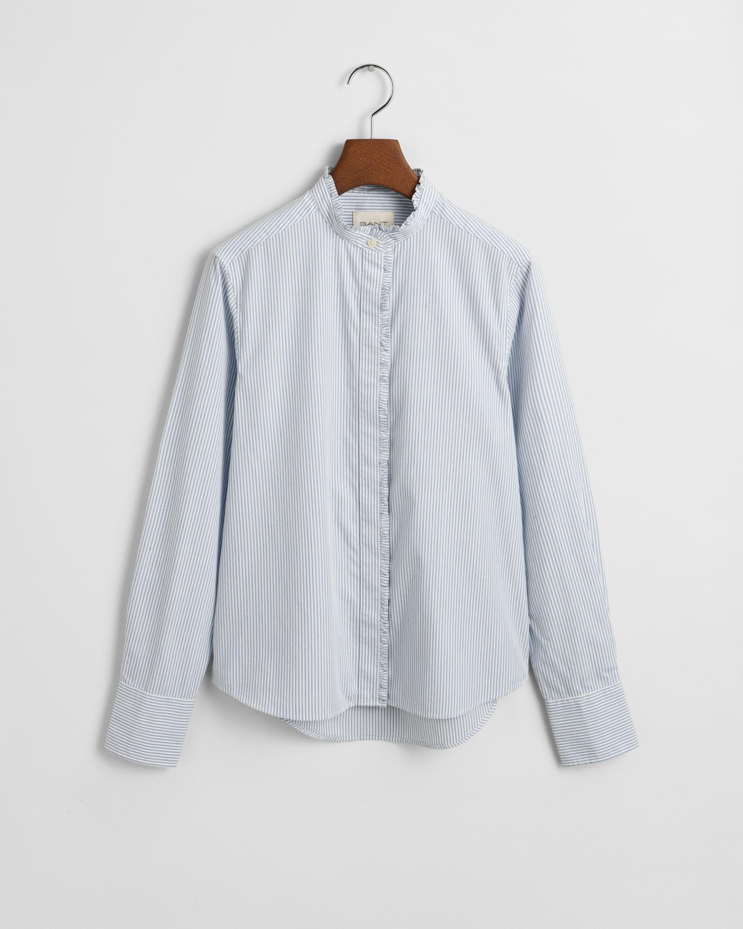 Regular Fit Bluse mit Rüschendetails und Streifen 34 - Clear Sky