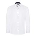 Cover Shirt Twill Langarm 41/Langarm - 65cm MODERN FIT - Weiß