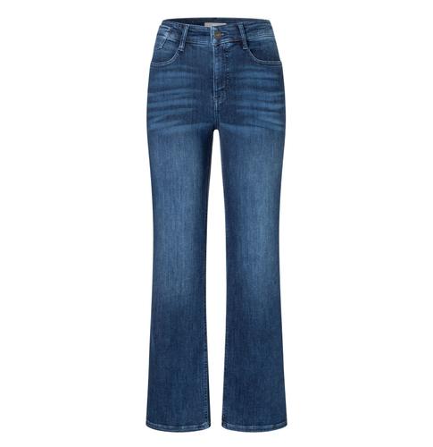 MAC JEANS - LAURA, Authentic Stretch Denim 38/30 Flared Fit - Blau