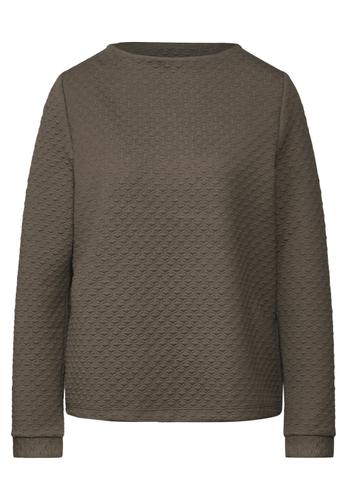 Strukturshirt Braun 40