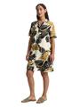 Kleid mit Leinenanteil 36 Regular Fit - Neutral Cut Leaves Design