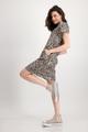 Kleid mit Leomuster 40 - Coffee Bean Gemustert