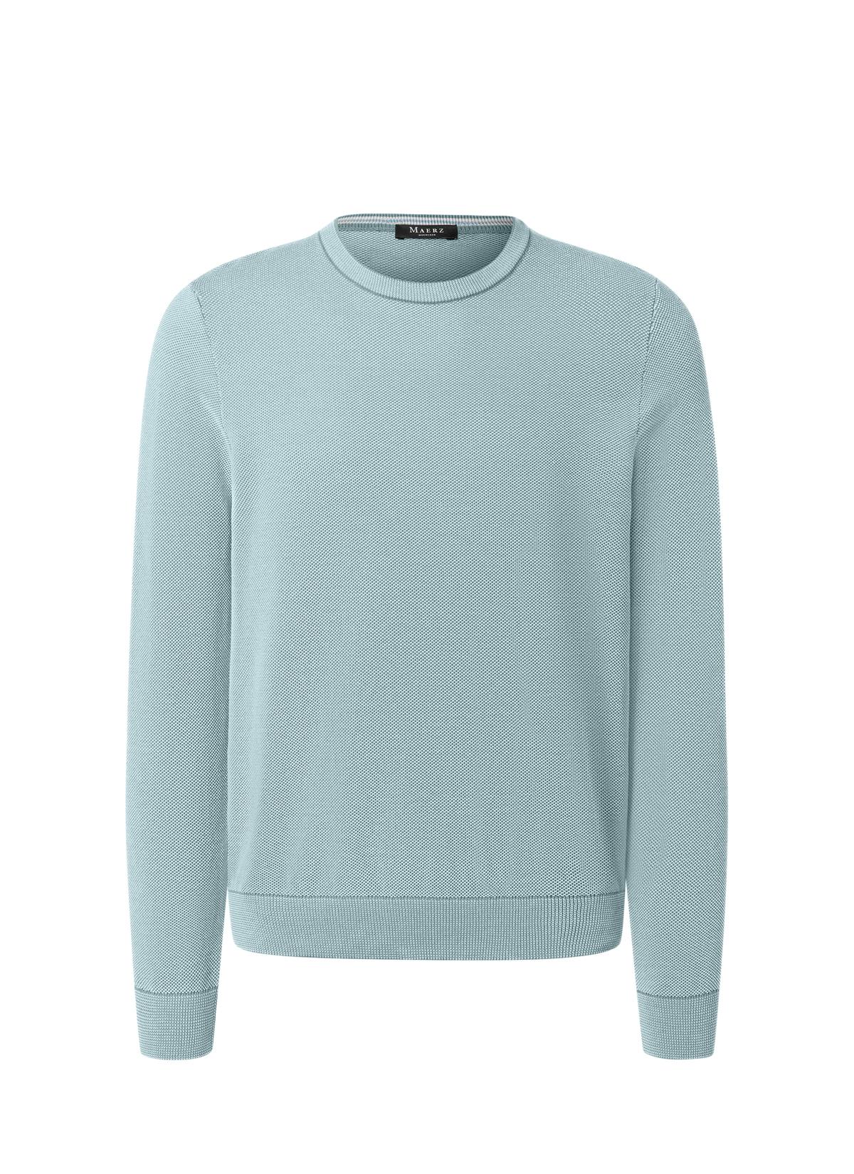 Pullover Rundhals 1/1 Arm Regular Fit - Iced Mint
