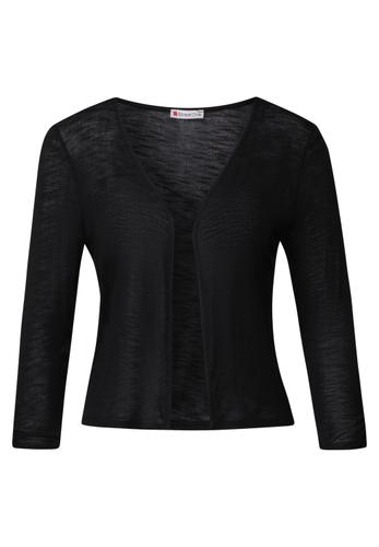 Offene Jacke Schwarz 38