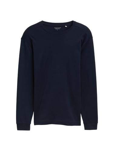 Langarmshirt aus Baumwolle XL Regular Fit - Sky Captain Blue