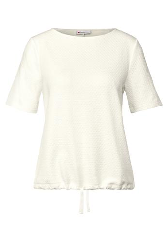 Weiches Strukturshirt Weiß 38
