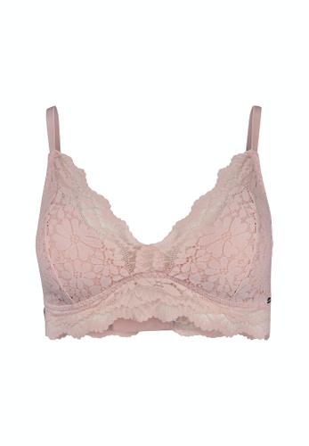 Skiny Damen Triangel gepaddet Wonderfulace Rosa 85 A