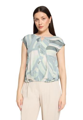 Blusenshirt 36 Figurumspielend - Mint/Green