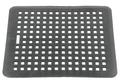 Spülbeckenmatte eckig 31,5x27cm grau